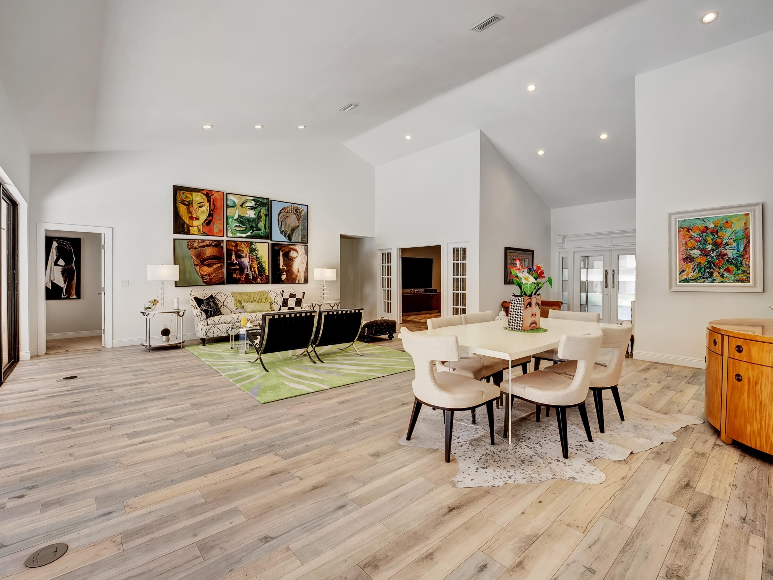 4550 White Cedar Lane Delray Beach, FL 33445 - Photo 10 of 38 a dining room with furniture and wooden floor