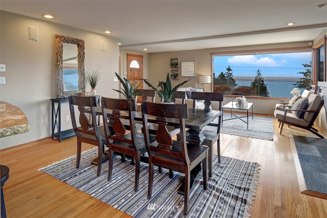 17041 Talbot Road Edmonds, WA 98026 - Photo 20 of 25 a view of a dining room with furniture window and wooden floor