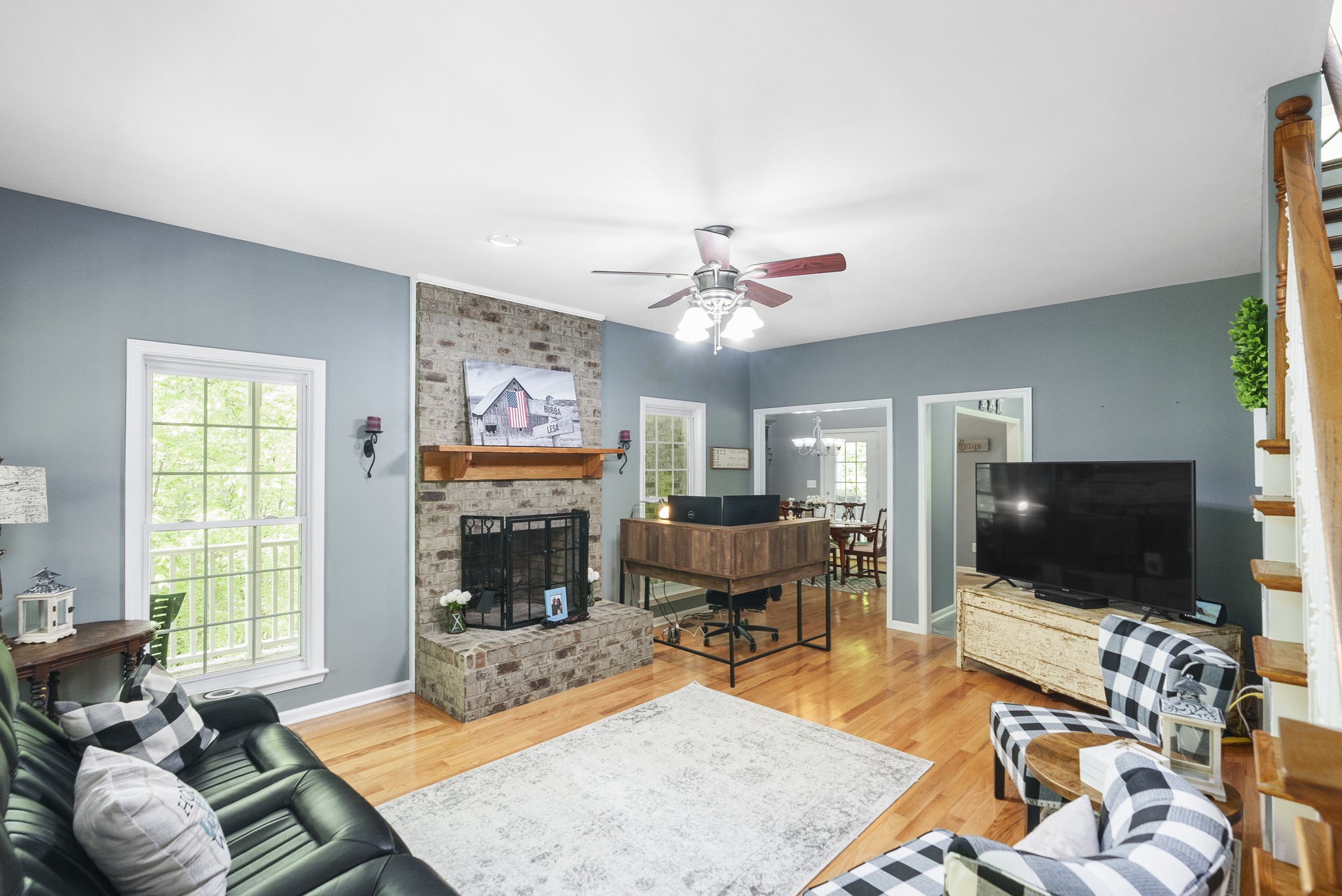 5298 Ridge Road Joelton, TN 37080 - Photo 13 of 46 a living room with furniture and a flat screen tv
