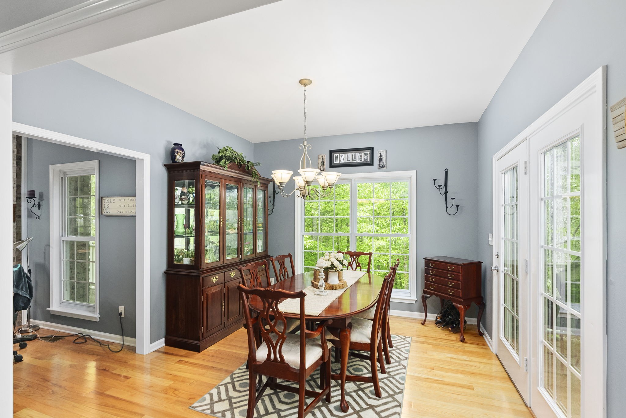 5298 Ridge Road Joelton, TN 37080 - Photo 16 of 46 a view of a dining room with furniture window and outside view