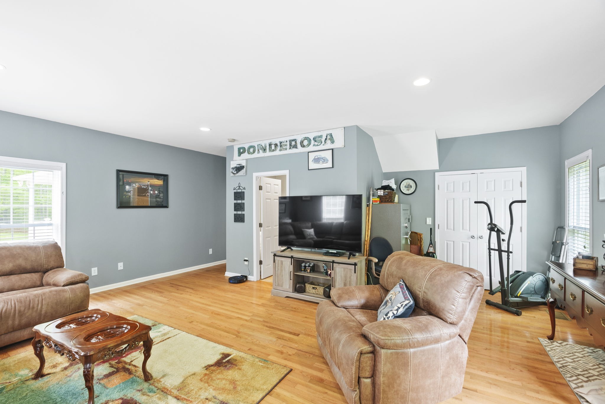 5298 Ridge Road Joelton, TN 37080 - Photo 29 of 46 a living room with furniture and a flat screen tv