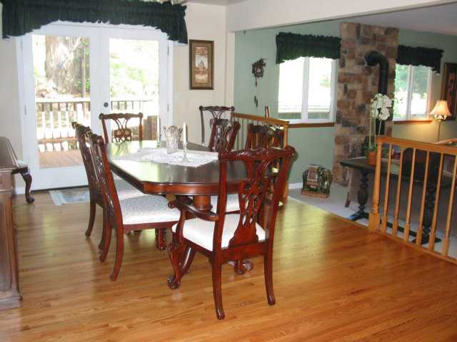 12533 Alba Road Ben Lomond, CA 95005 - Photo 4 of 12 a dining room with furniture window wooden floor