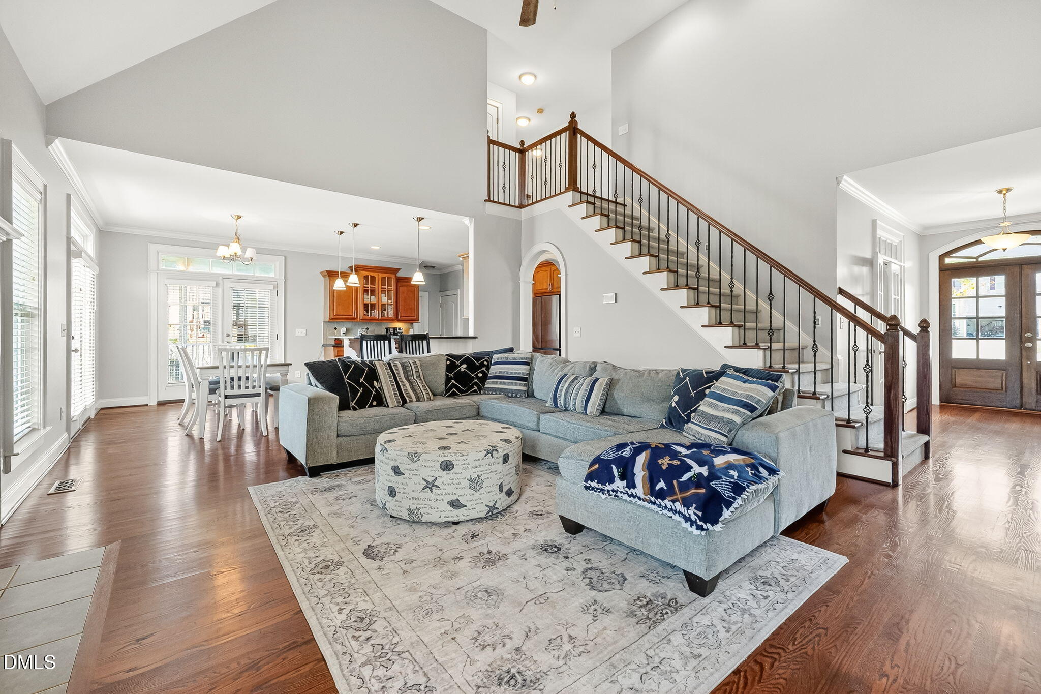 96 Jackson Ridge Court Willow Spring, NC 27592 - Photo 8 of 54 a living room with furniture and wooden floor