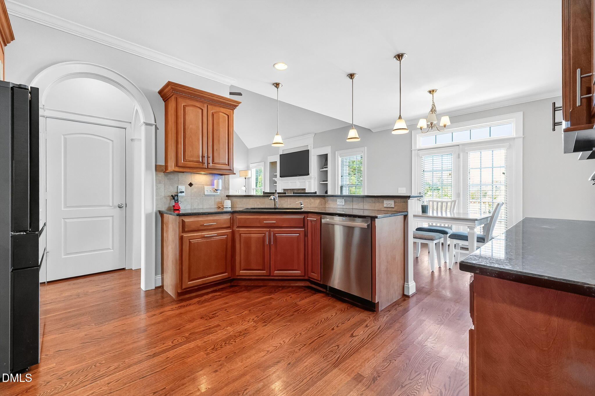 96 Jackson Ridge Court Willow Spring, NC 27592 - Photo 16 of 54 a kitchen with a sink cabinets and wooden floor