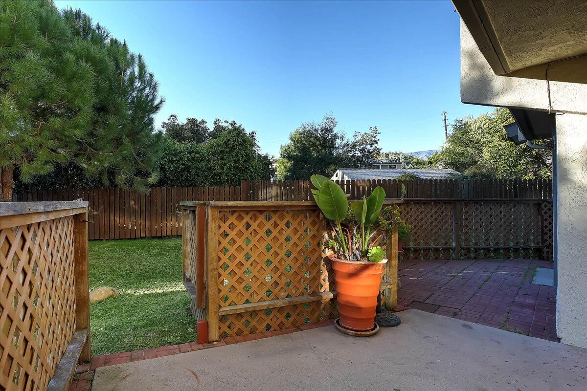 5455 8th Street, Unit 5 Carpinteria, CA 93013 - Photo 20 of 29 Patio to Grassy Area