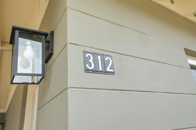 a close up view of a wall