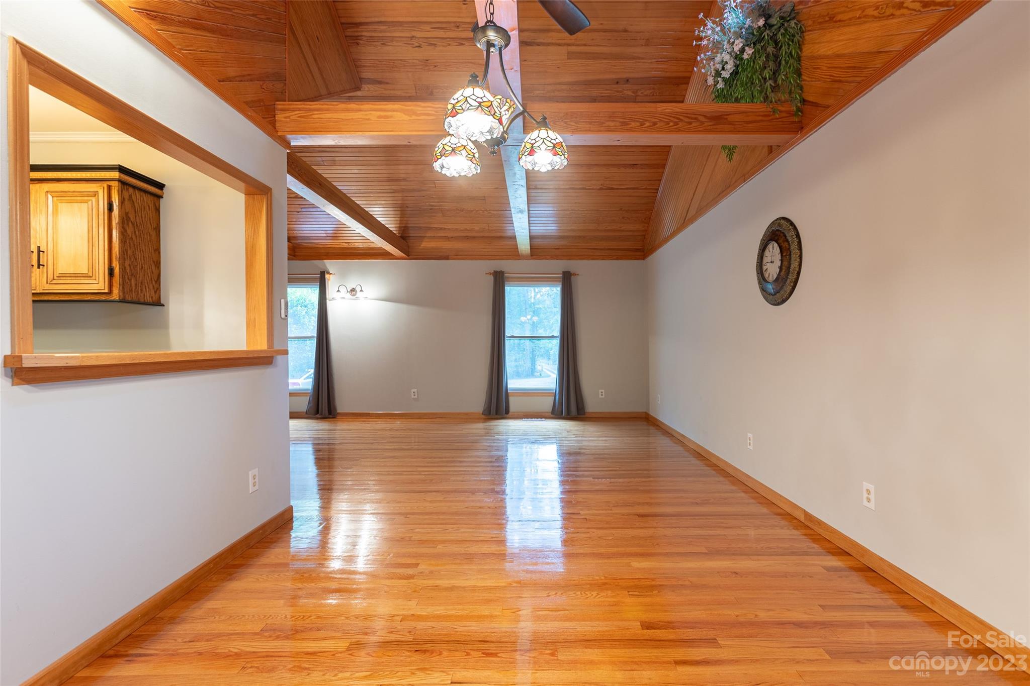256 Georgewoods Drive Dallas, NC 28034 - Photo 9 of 45 a view of a hallway with wooden floor