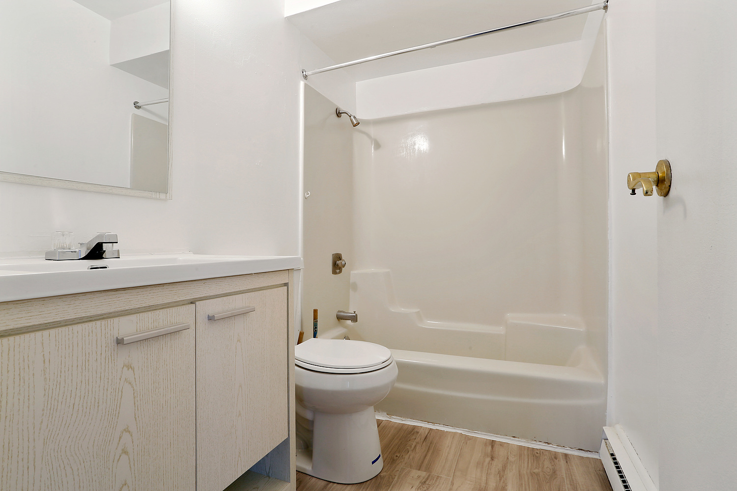 20206 South Frankfort Square Road, Unit F Frankfort, IL 60423 - Photo 12 of 16 a bathroom with a sink toilet and shower
