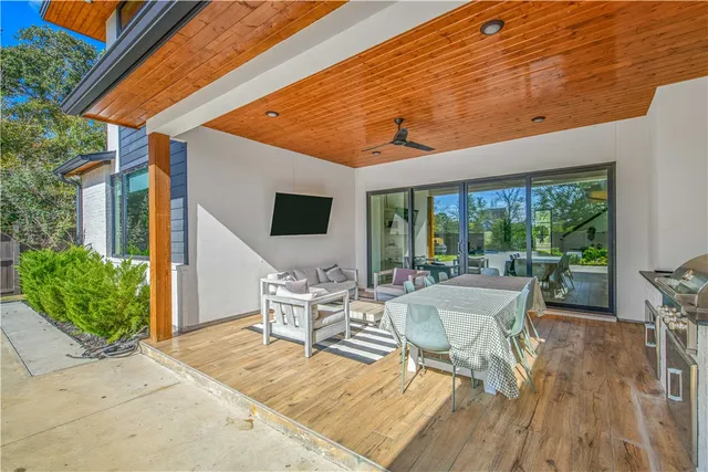 a outdoor space with chairs