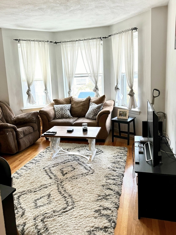88 Gordon Street, Unit 306 Boston, MA 02135 - Photo 2 of 12 a living room with furniture window and wooden floor