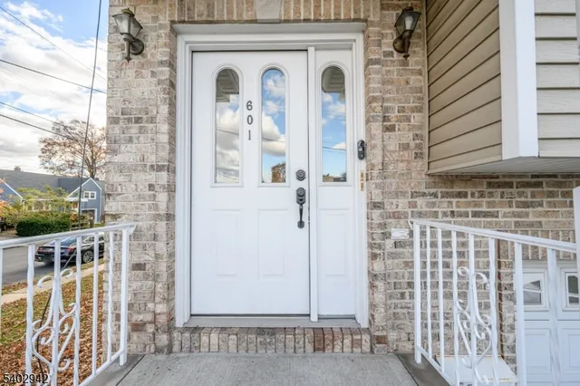 front view of a house with a window