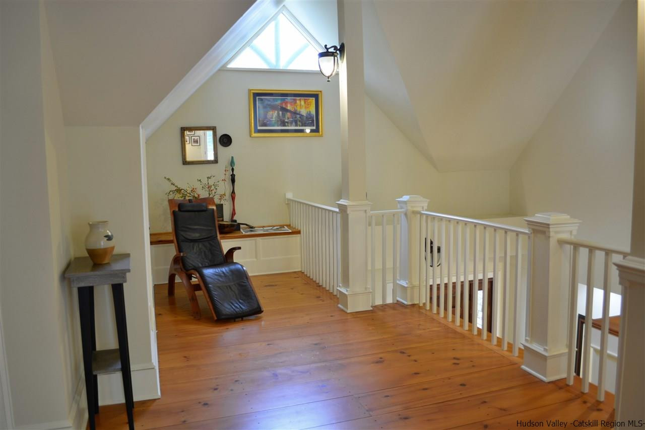 4651 Atwood Road Stone Ridge, NY 12484 - Photo 19 of 31 a view of entryway with workspace and wooden floor