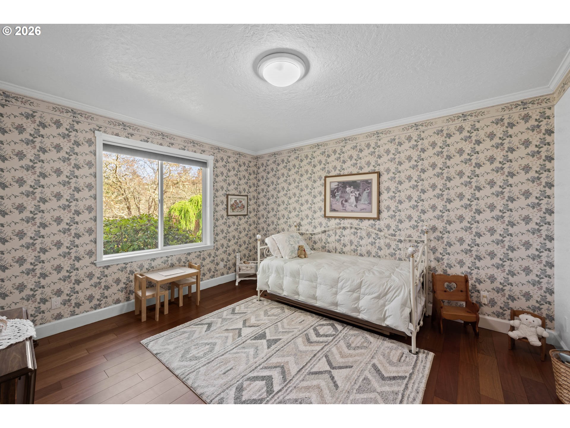 1791 Scotts Valley Road Yoncalla, OR 97499 - Photo 24 of 48 a bedroom with a bed and a window