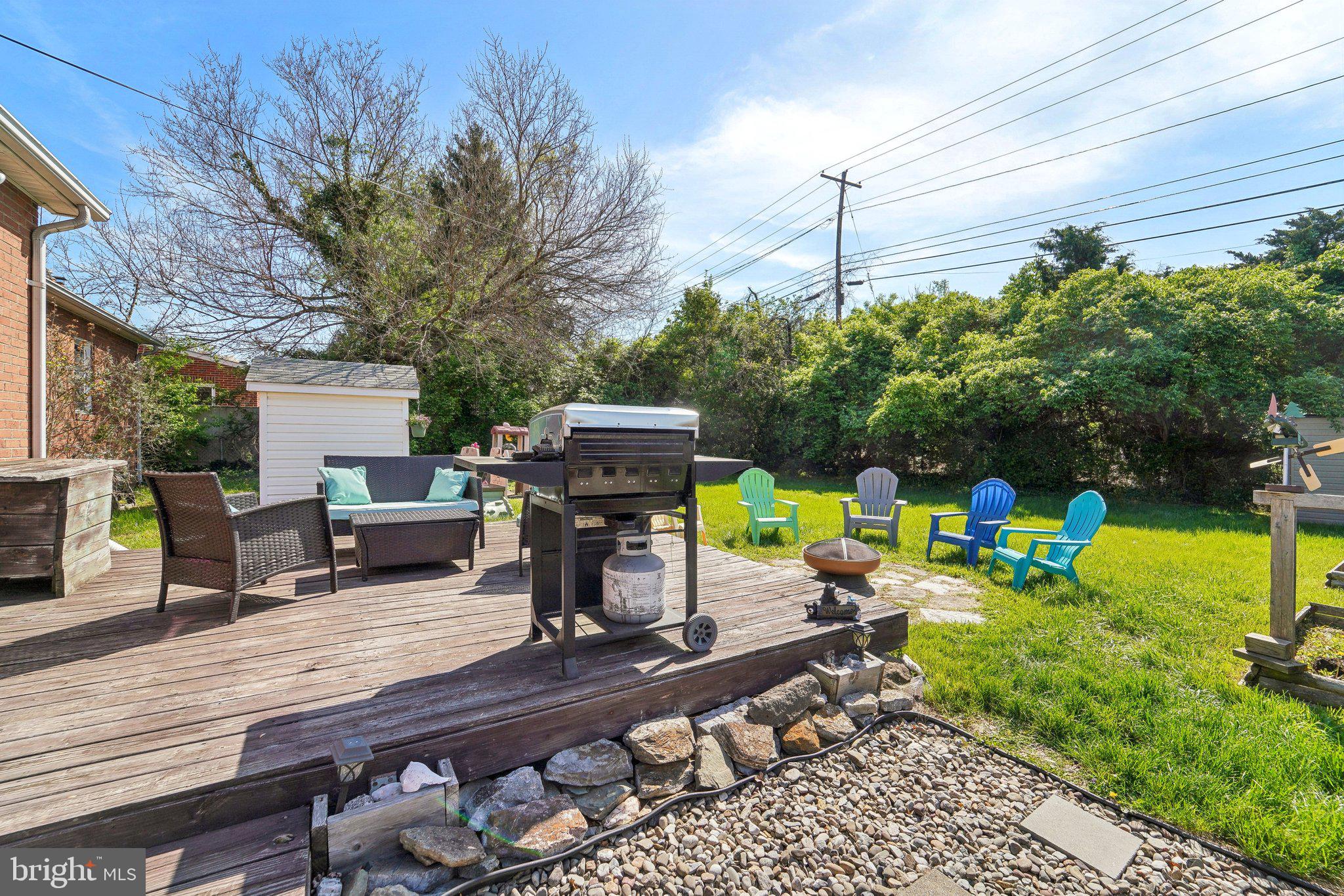 414 Biggs Avenue Frederick, MD 21702 - Photo 23 of 27 a view of a chairs and table in backyard