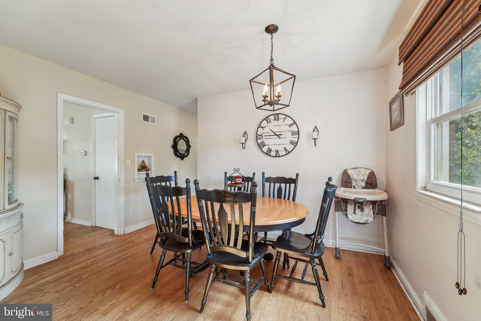 414 Biggs Avenue Frederick, MD 21702 - Photo 9 of 27 a view of a dining room with furniture window and wooden floor