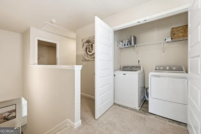 a room with storage and utility