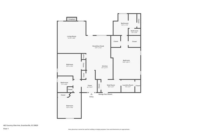 $289,900 | 462 Country Glen Avenue, Graniteville, SC 29829
