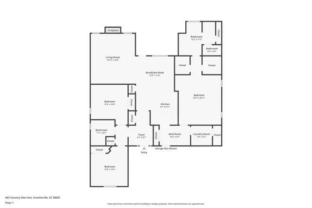 $289,900 | 462 Country Glen Avenue, Graniteville, SC 29829