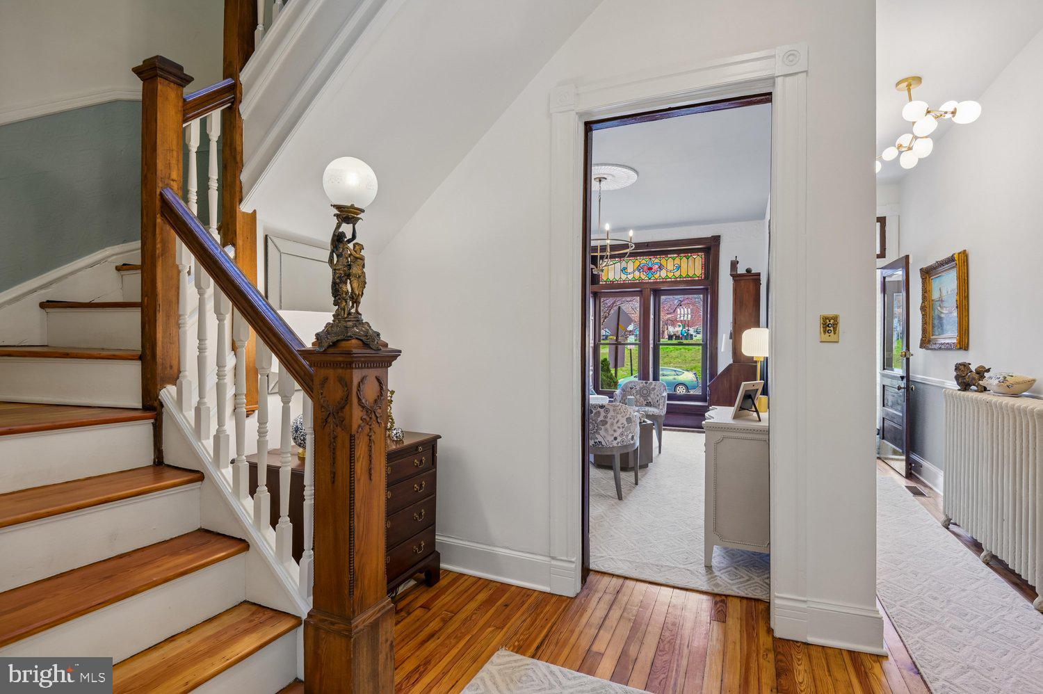 335 Warren Avenue Baltimore, MD 21230 - Photo 11 of 54 Stairwell with original details