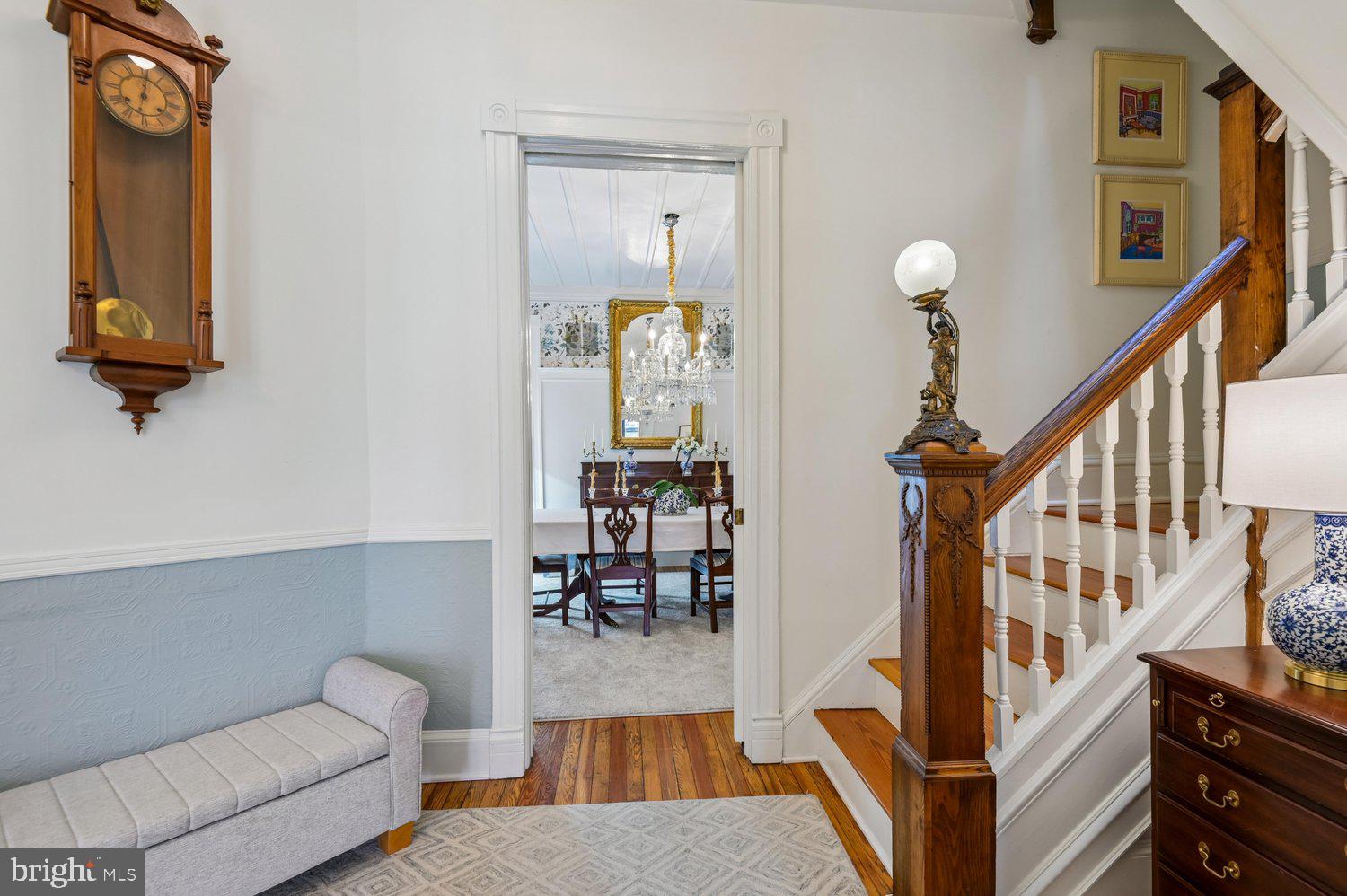 335 Warren Avenue Baltimore, MD 21230 - Photo 12 of 54 Foyer into Dining Room