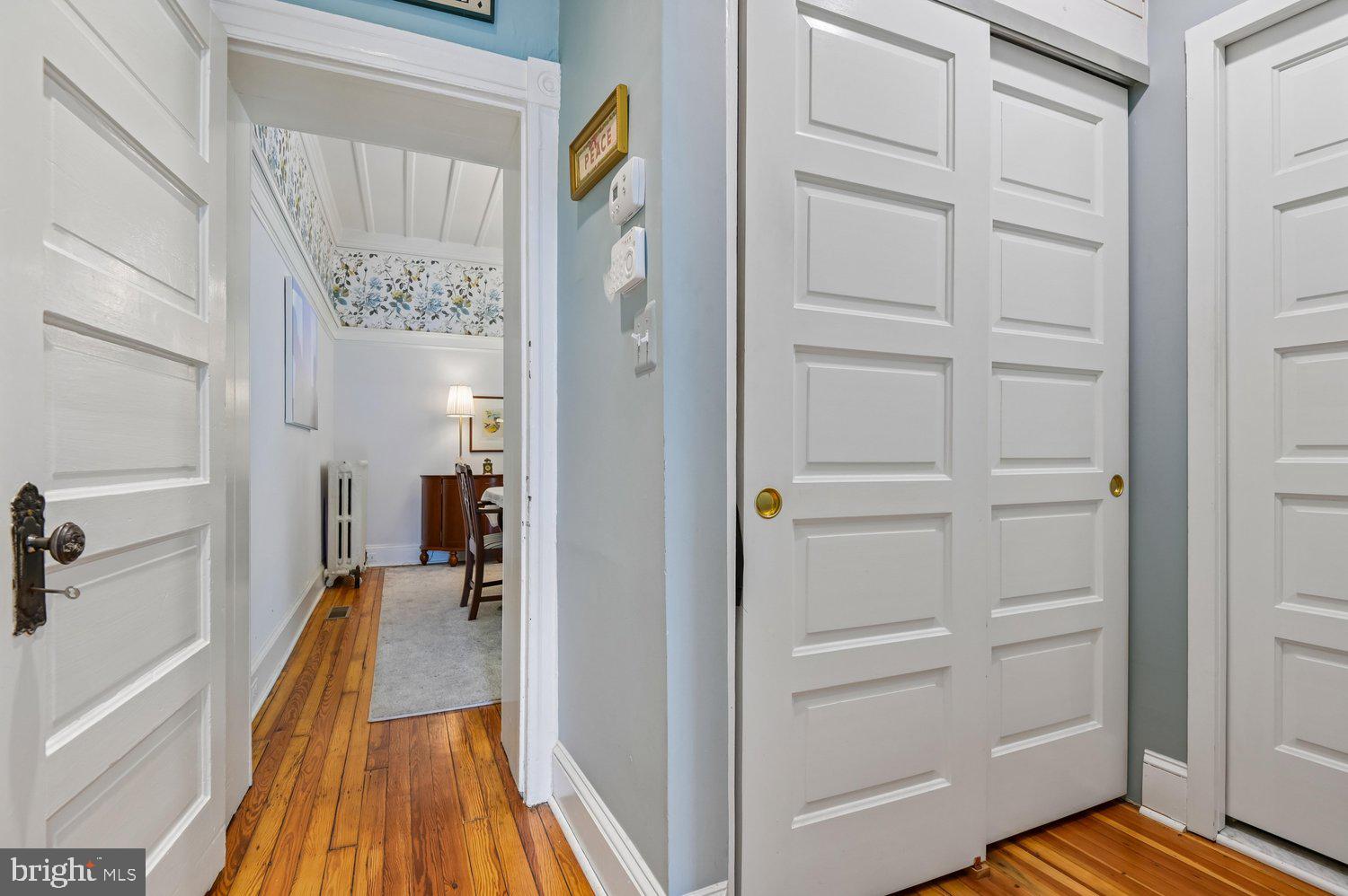 335 Warren Avenue Baltimore, MD 21230 - Photo 16 of 54 Hallway with large coat closet