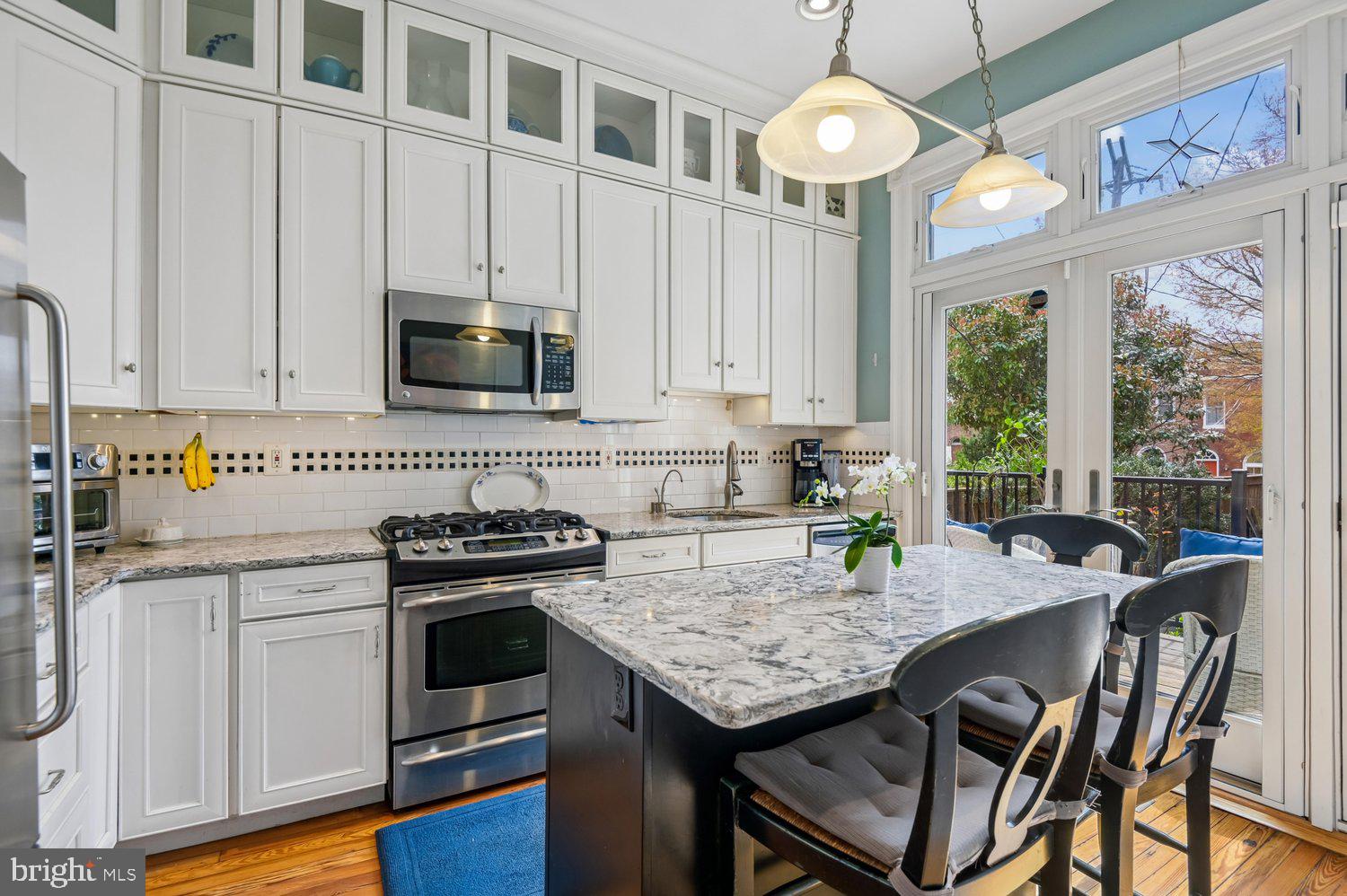 335 Warren Avenue Baltimore, MD 21230 - Photo 22 of 54 Kitchen overlooking the back deck & gardens