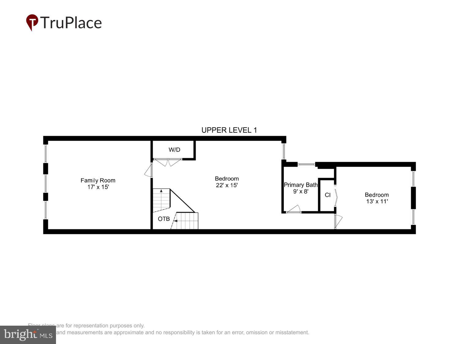 335 Warren Avenue Baltimore, MD 21230 - Photo 52 of 54 Print Upper Level 1
