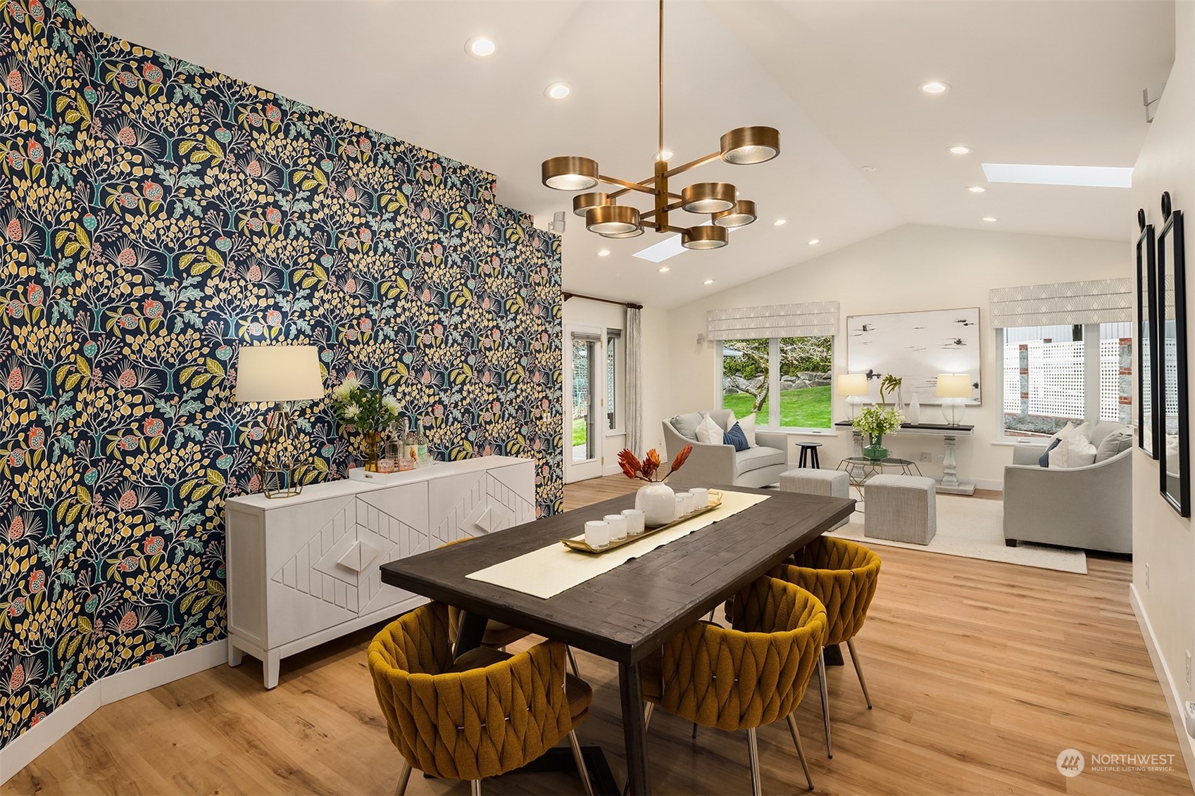 405 240th Street Southwest Bothell, WA 98021 - Photo 5 of 37 a view of a dining room with furniture and wooden floor