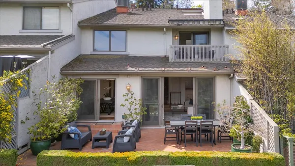 a view of a house with patio