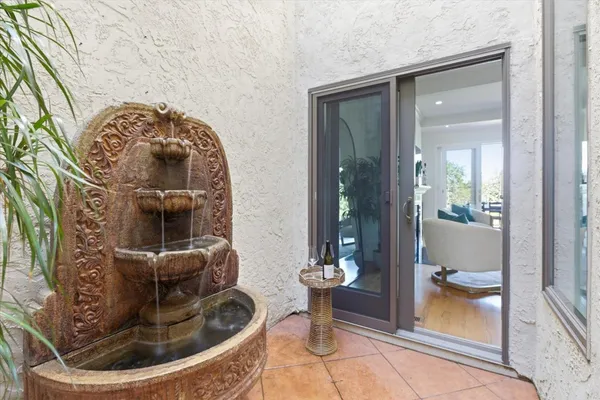 a view of a entryway door of the house