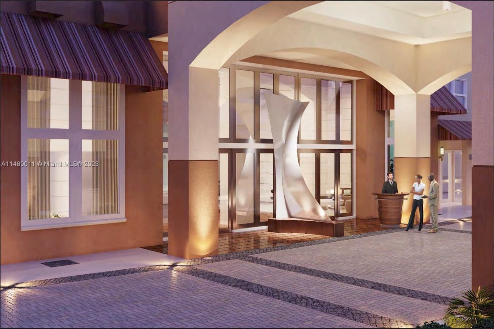 90 Alton Road, Unit 2807 Miami Beach, FL 33139 - Photo 29 of 30 a view of a room with wooden floor and windows