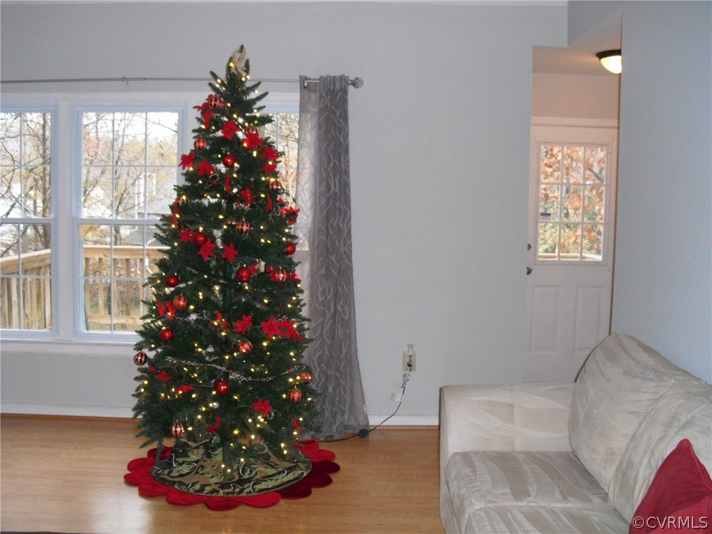 5501 Chatmoss Road Midlothian, VA 23112 - Photo 7 of 29 a christmas tree sitting in front of a window