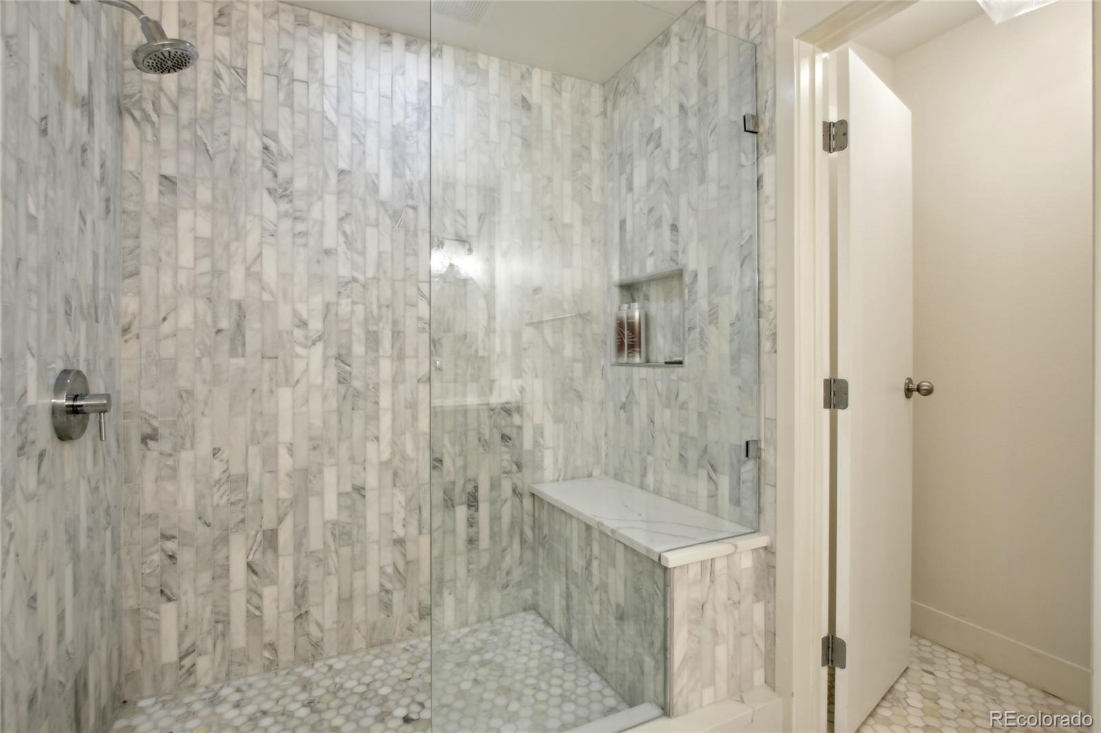 4520 Broadway, Unit 208 Boulder, CO 80304 - Photo 15 of 39 a bathroom with a shower and vanity