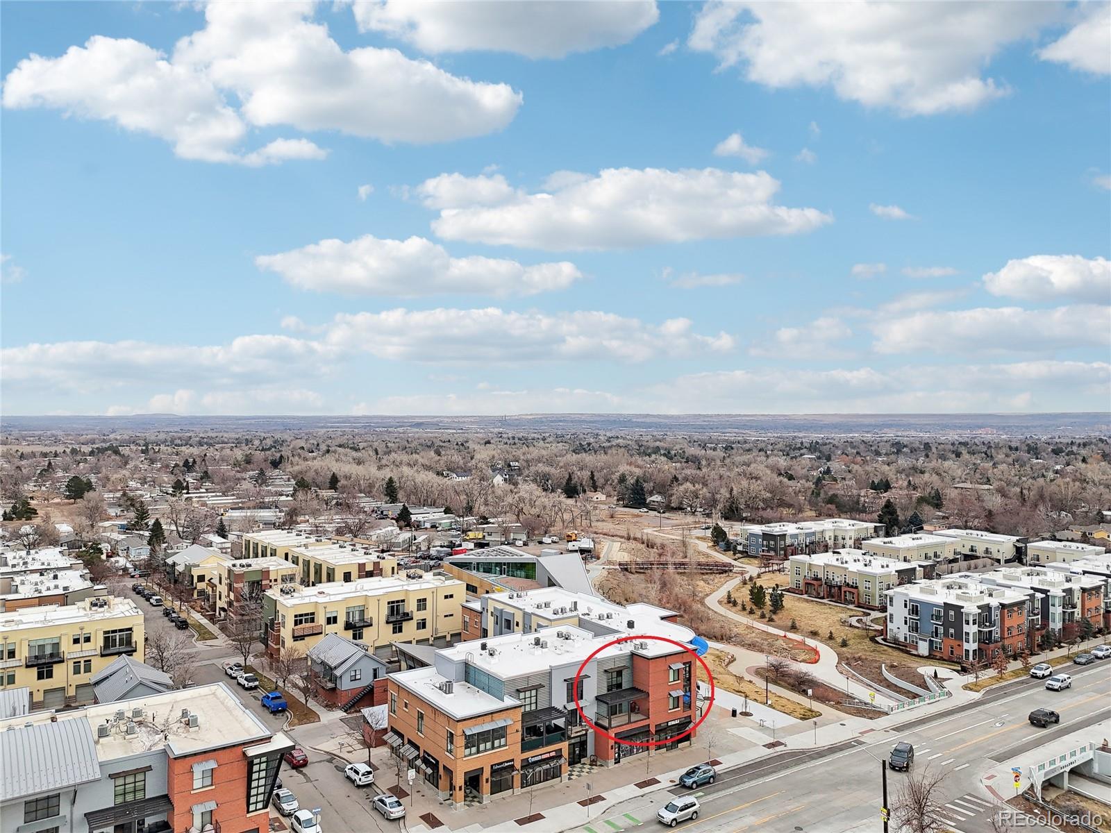 4520 Broadway, Unit 208 Boulder, CO 80304 - Photo 35 of 39 an aerial view of a city