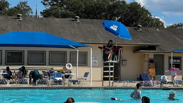 a view of a chairs and table in patio