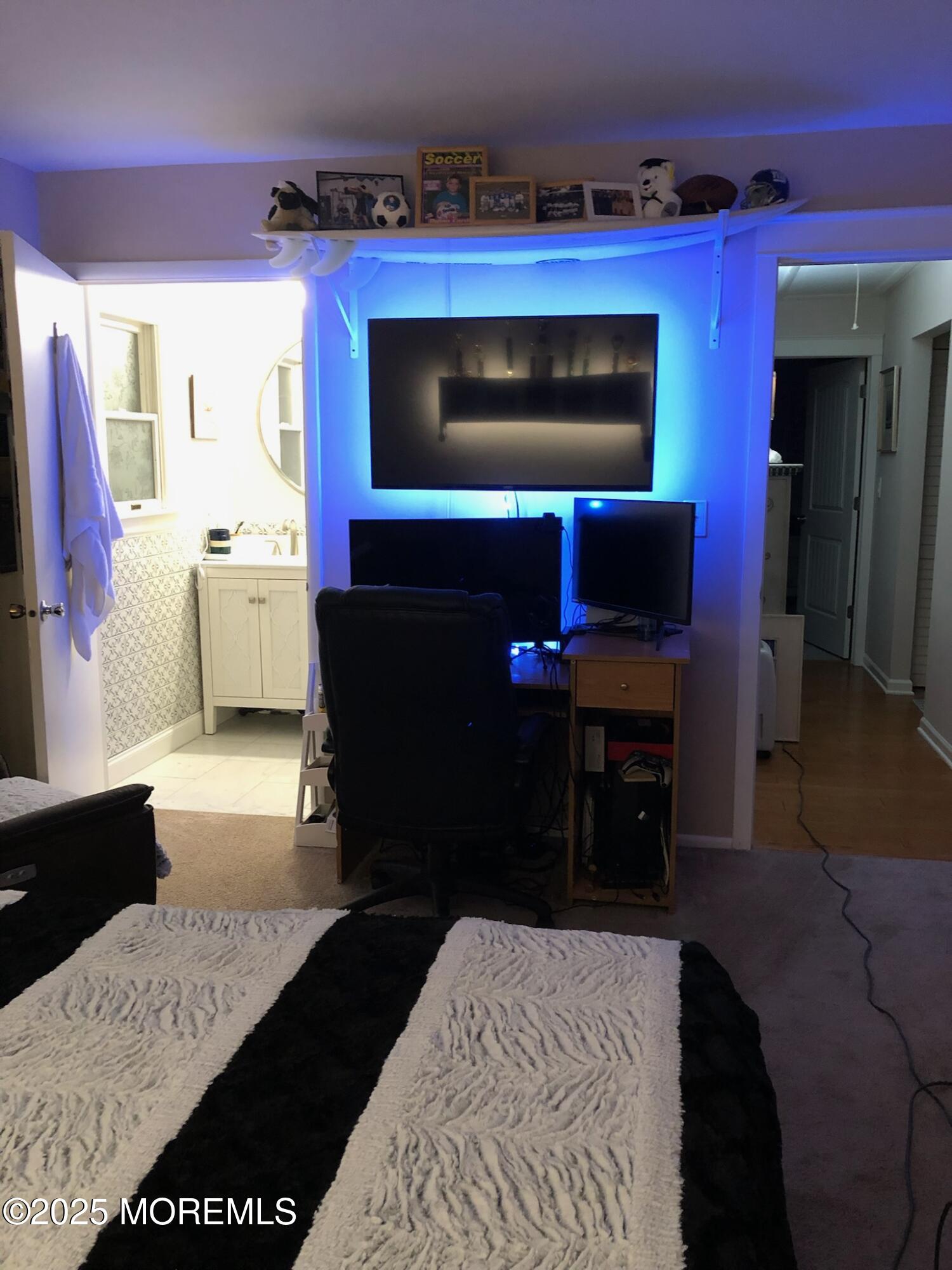 219 Lexington Drive Little Egg Harbor, NJ 08087 - Photo 16 of 30 a living room with furniture and a flat screen tv