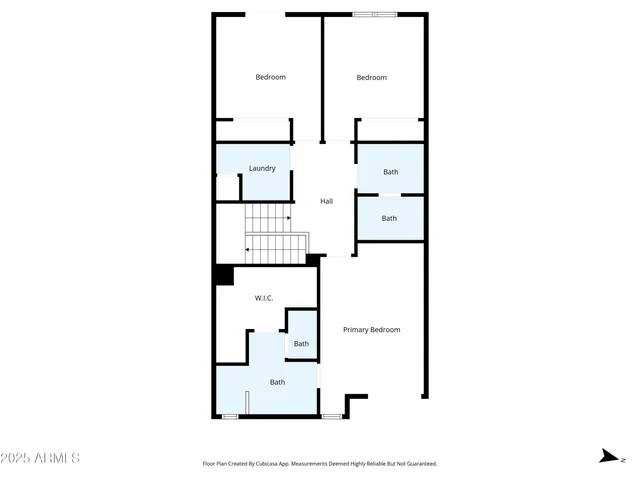 a view of a kitchen with refrigerator and white cabinets