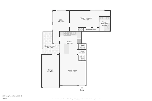 $3,200 | 26 North Craig Place, Lombard, IL 60148