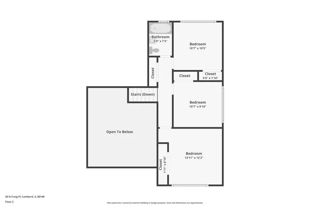 $3,200 | 26 North Craig Place, Lombard, IL 60148