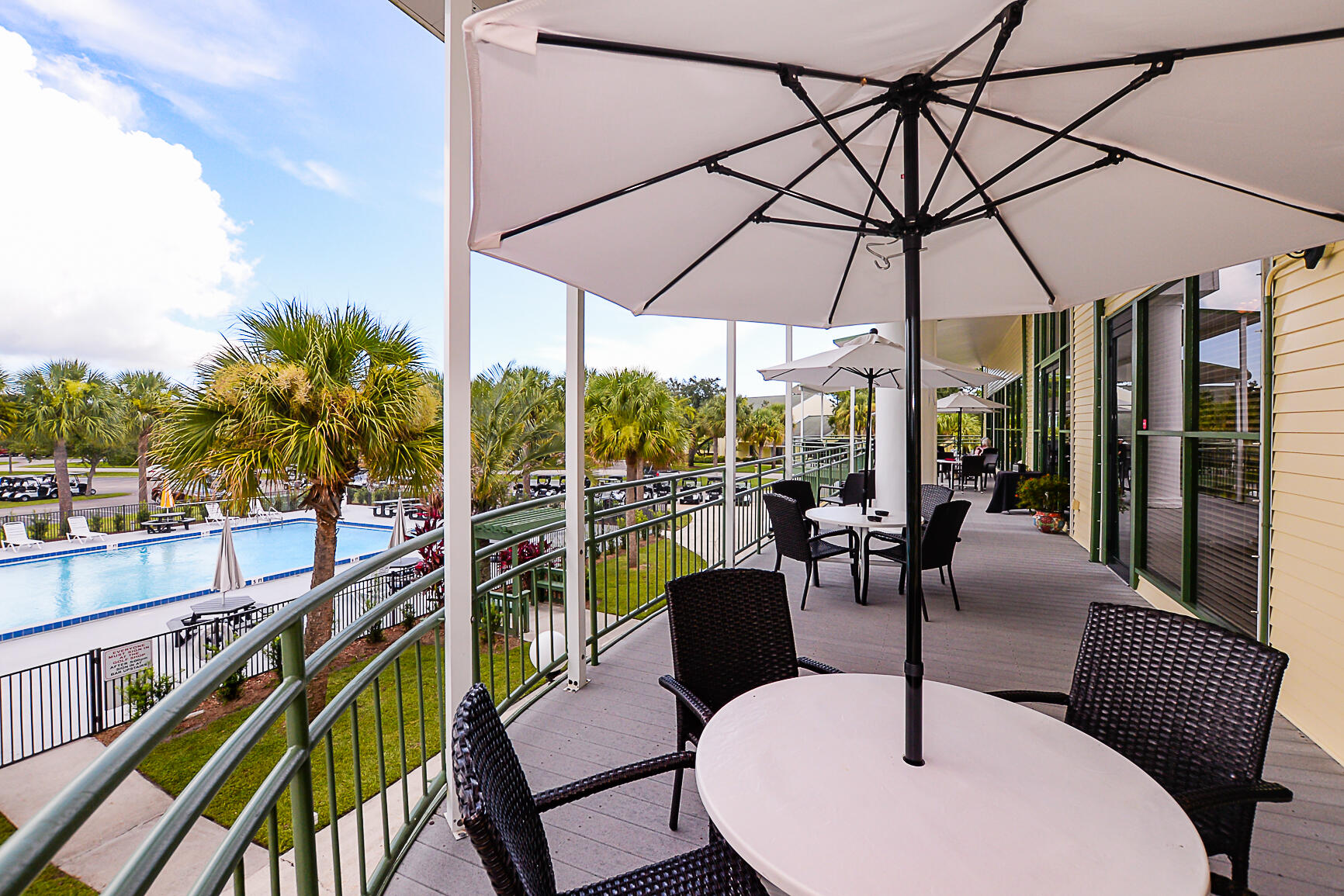 4064 Gator Trace Road Fort Pierce, FL 34982 - Photo 34 of 37 a view of balcony with furniture
