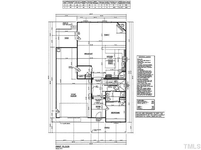 6510 Glendower Road Raleigh, NC 27613 - Photo 8 of 9 1st Floor Plan