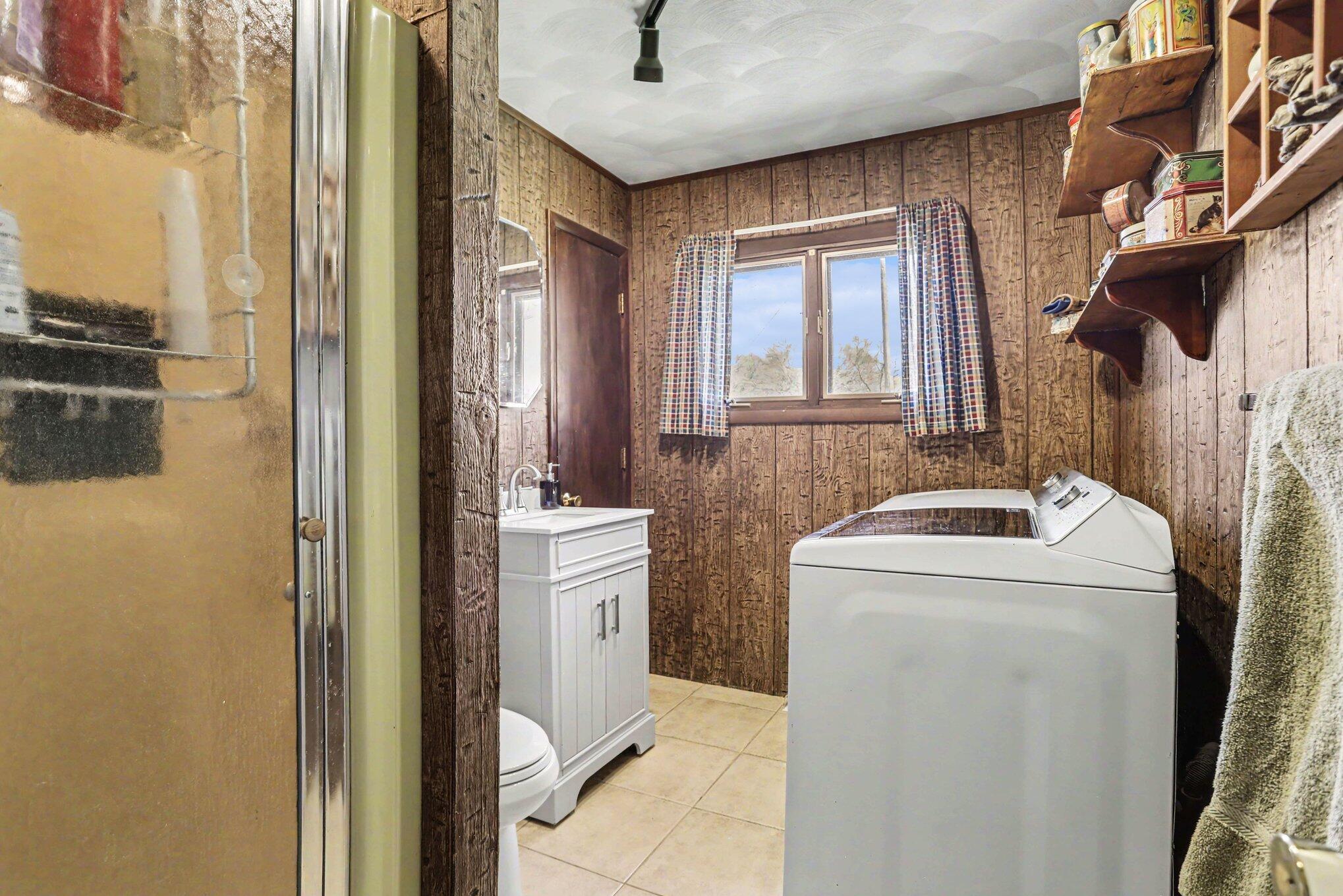 55019 North Fisher Lake Road Three Rivers, MI 49093 - Photo 14 of 34 Full Bathroom and Laundry Room
