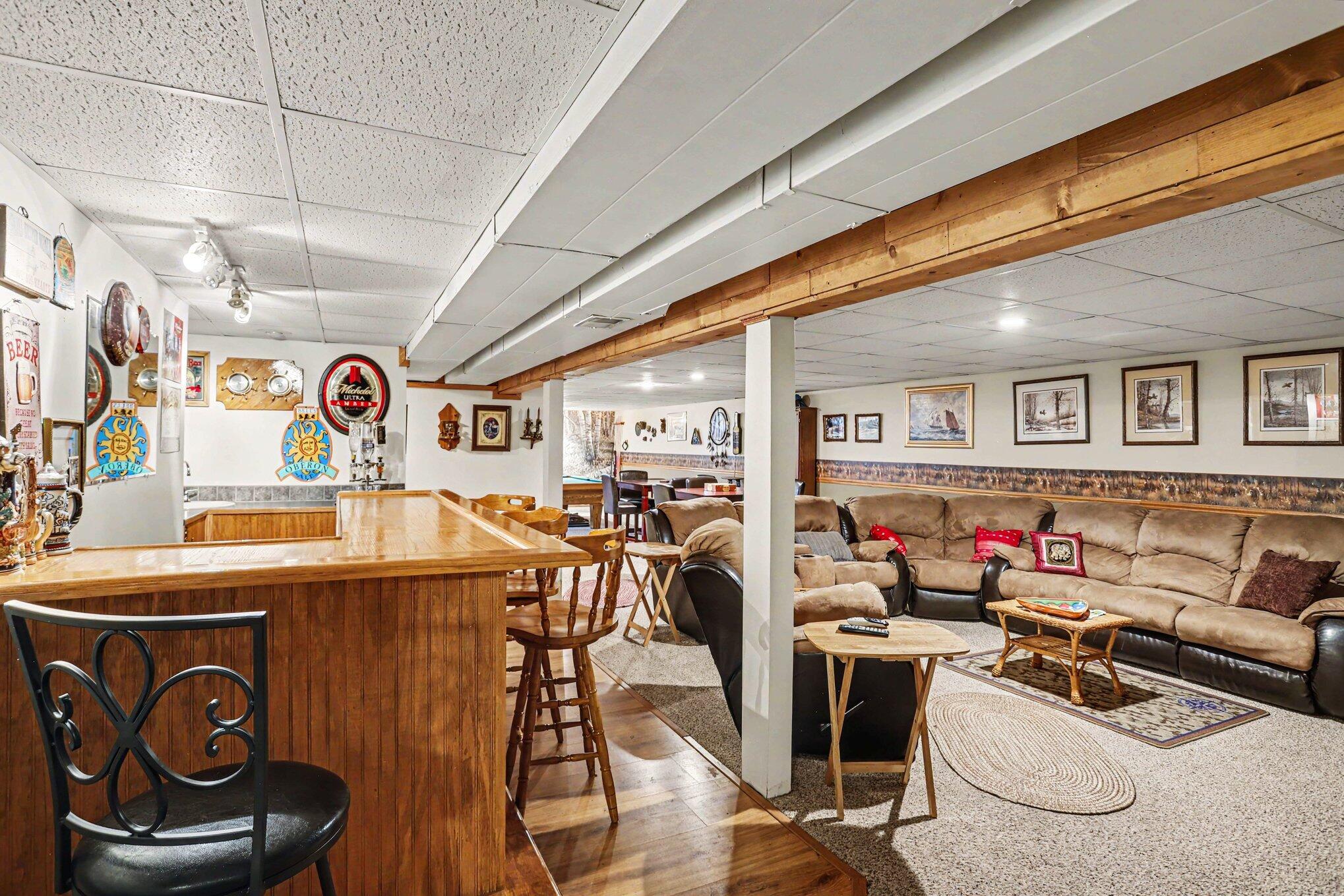 55019 North Fisher Lake Road Three Rivers, MI 49093 - Photo 15 of 34 Finished Basement