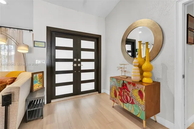 stairs of the house with a swimming pool