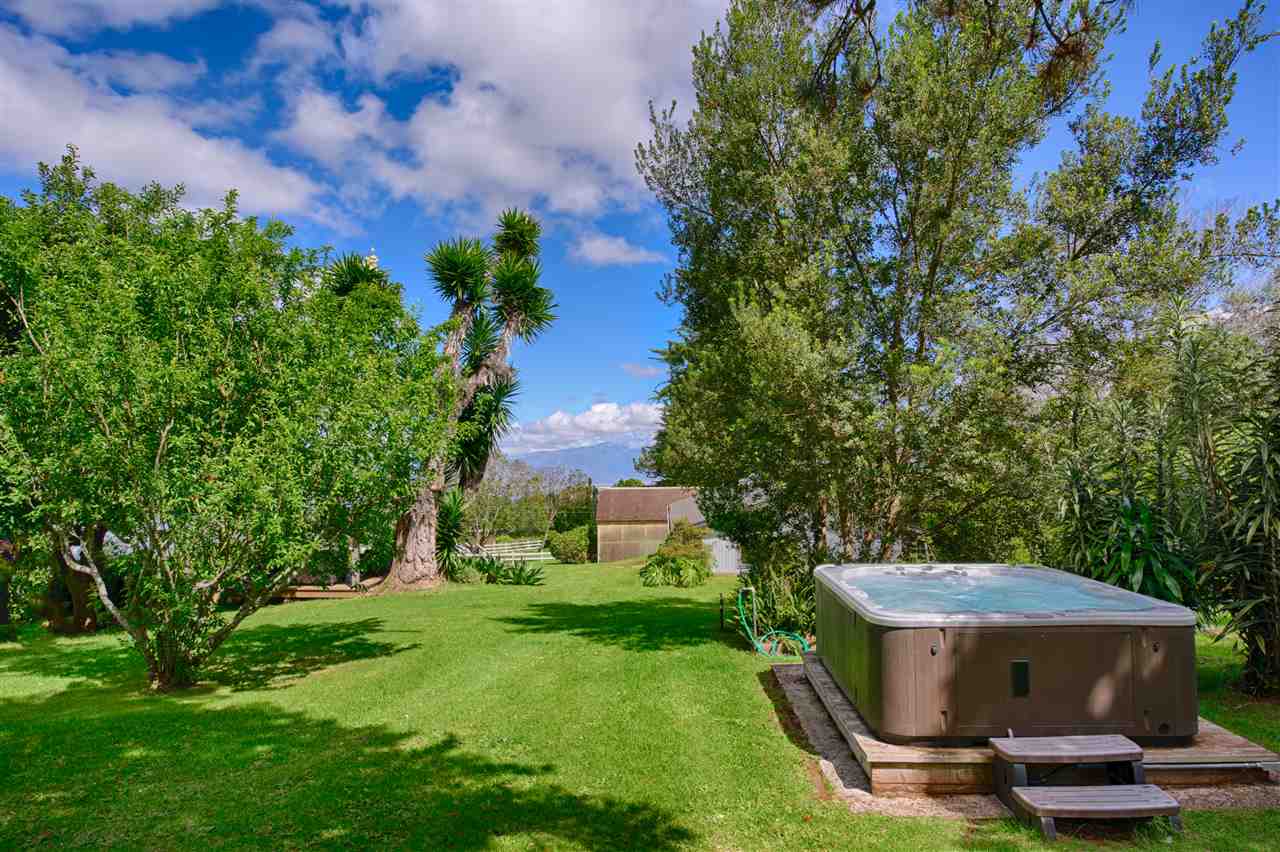 100 Ihe Place Kula, HI 96790 - Photo 12 of 18 a view of a backyard with potted plants and large trees