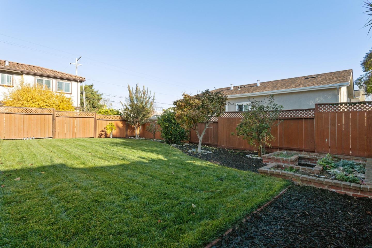 194 Willow Avenue Millbrae, CA 94030 - Photo 67 of 76 a view of backyard with potted plants and a large tree