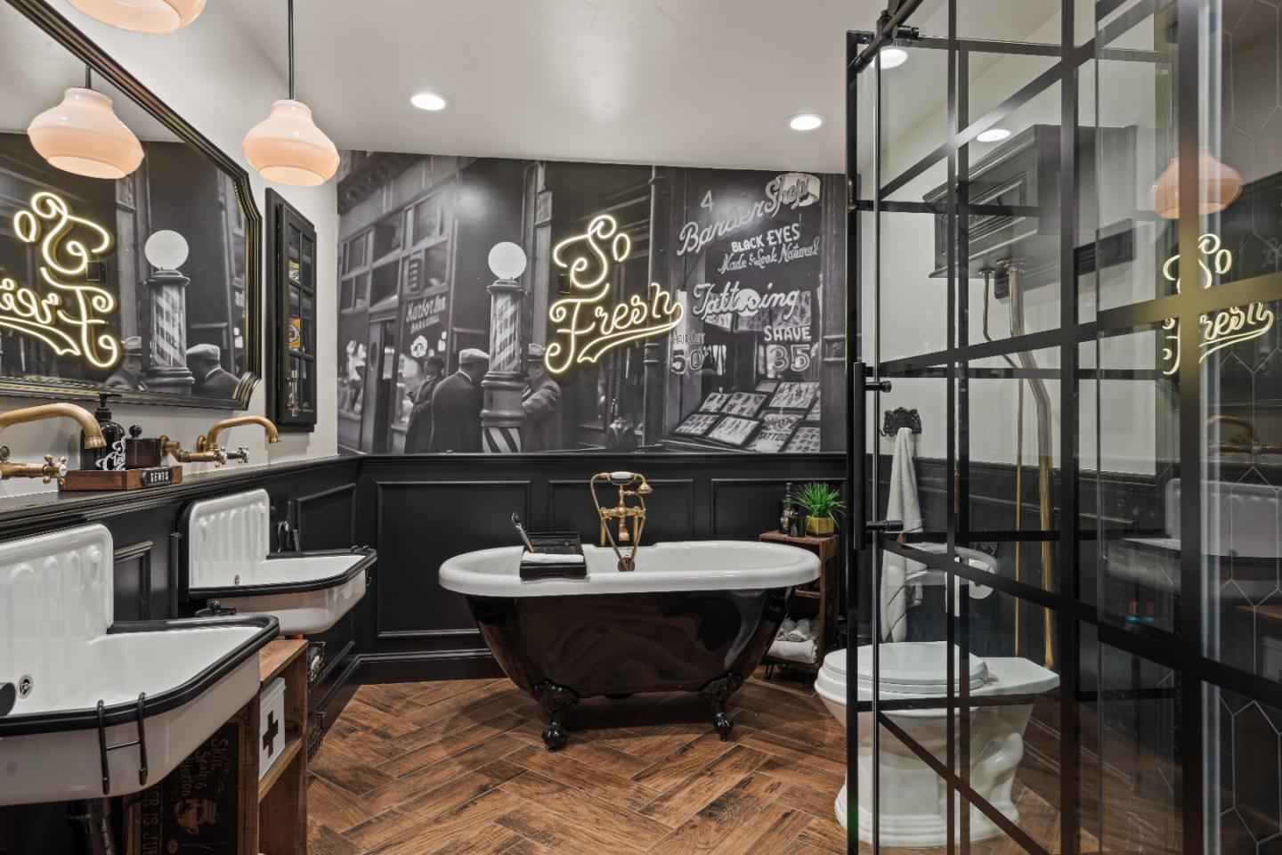9735 New Avenue Gilroy, CA 95020 - Photo 19 of 52 a bathroom with a sink and a mirror