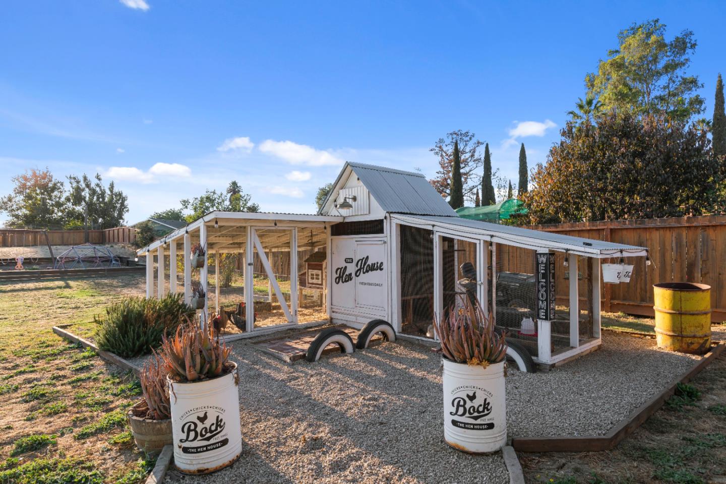 9735 New Avenue Gilroy, CA 95020 - Photo 27 of 52 a view of a chair and tables in the patio