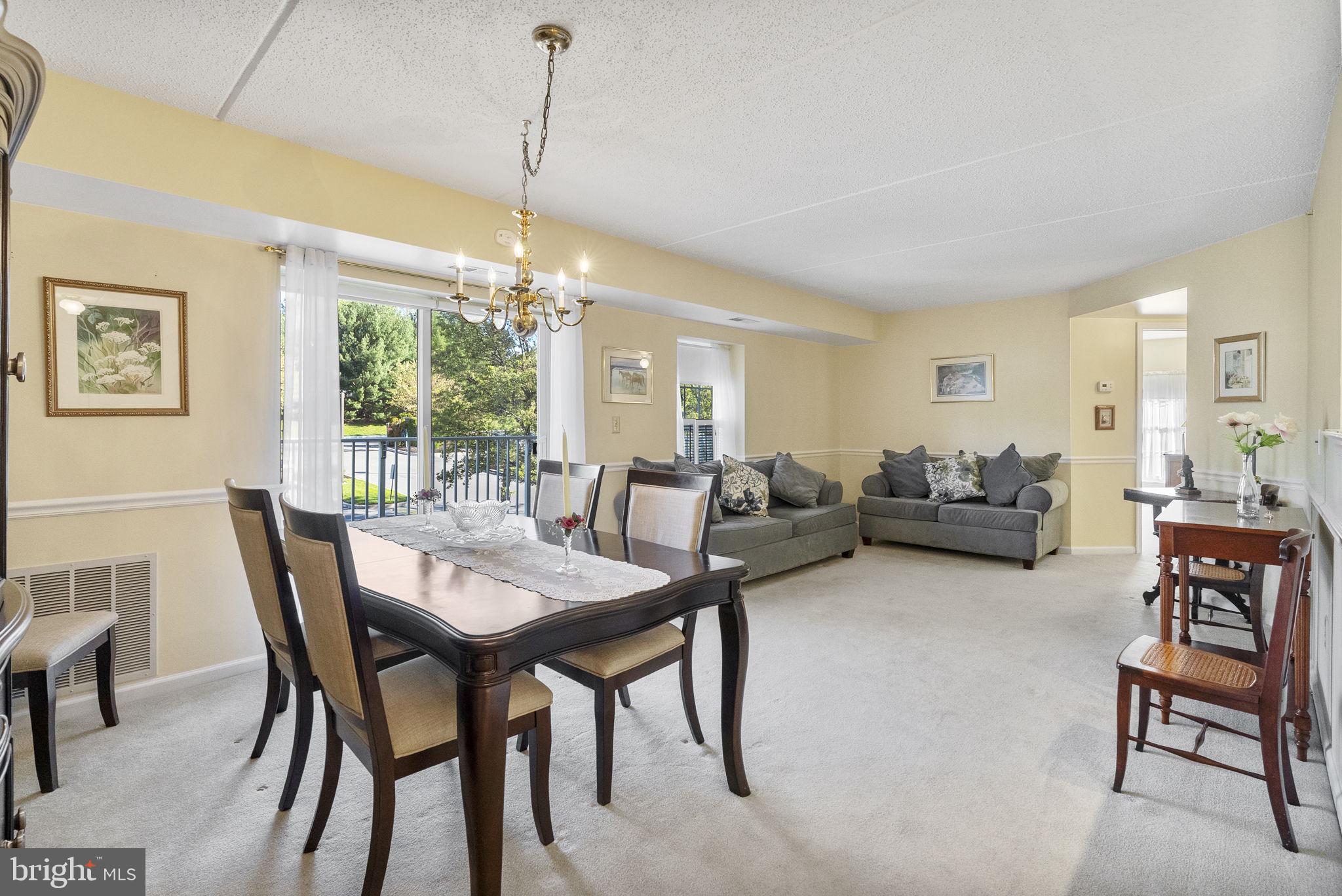 223 Brandon Road Eagleville, PA 19403 - Photo 17 of 38 a view of a dining room with furniture window and outside view