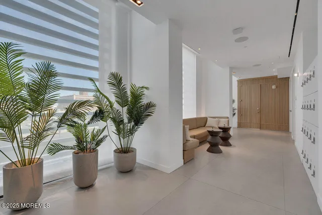 a view of swimming pool from a balcony